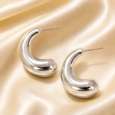 Luna Crescent Hoops
